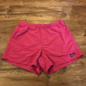 Patagonia Fuchsia Pink Baggies 4”